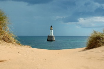 st combs beach and lighthouse